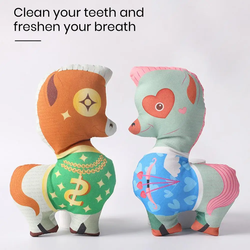 Dog Sound Toy Colorful Cute Design Puppy Squeaky Toy Teeth Cleaning Bite-resistant Relieve Boredom Engaging Pet Toy