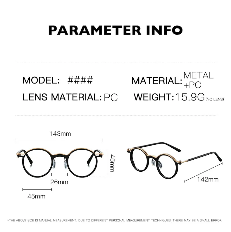 2026 Neue Retro-Presbyopie-Brille mit rundem Rahmen, Anti-Blaulicht, für Herren, Business-Stil, hochwertige Lesebrille – Detail 7
