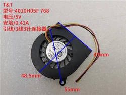 Original NEW CPU Cooling fan for T&T 4010H05F 768 DFB501005M 5V 0.42A 4CM 3PIN Video Card VGA Cooler notebook fan