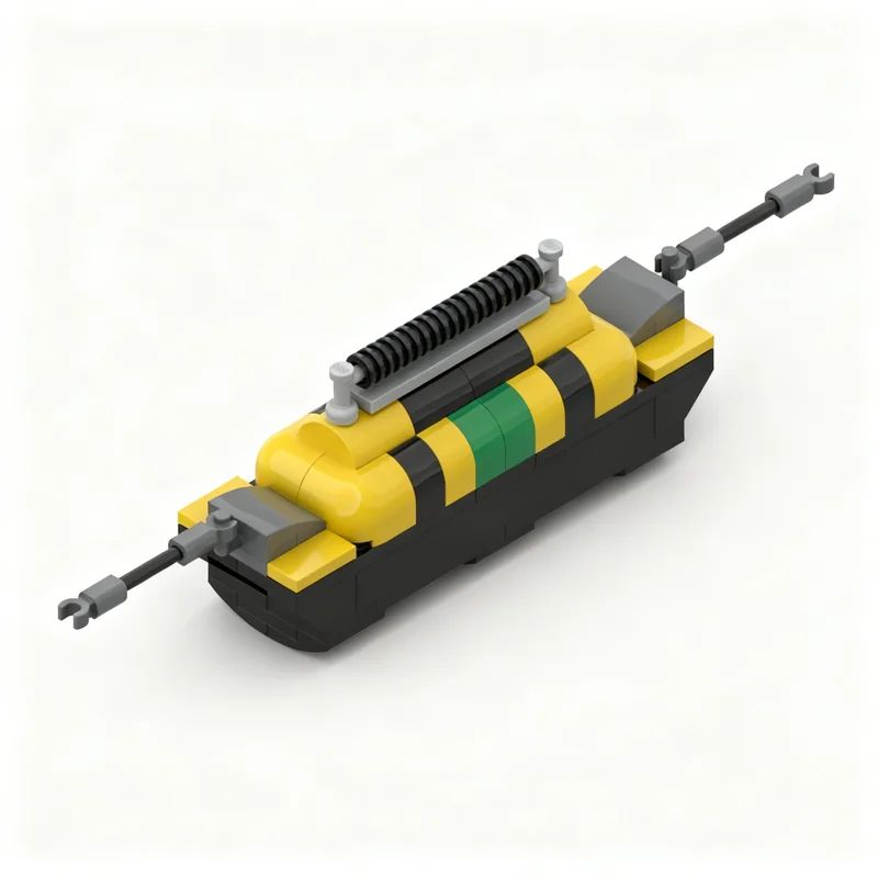 436pcs MOC Hover Train Engine 3 Cars Caboose City Trains Model Building Blocks Construction Toy Christmas Gift DIY Idea Brick