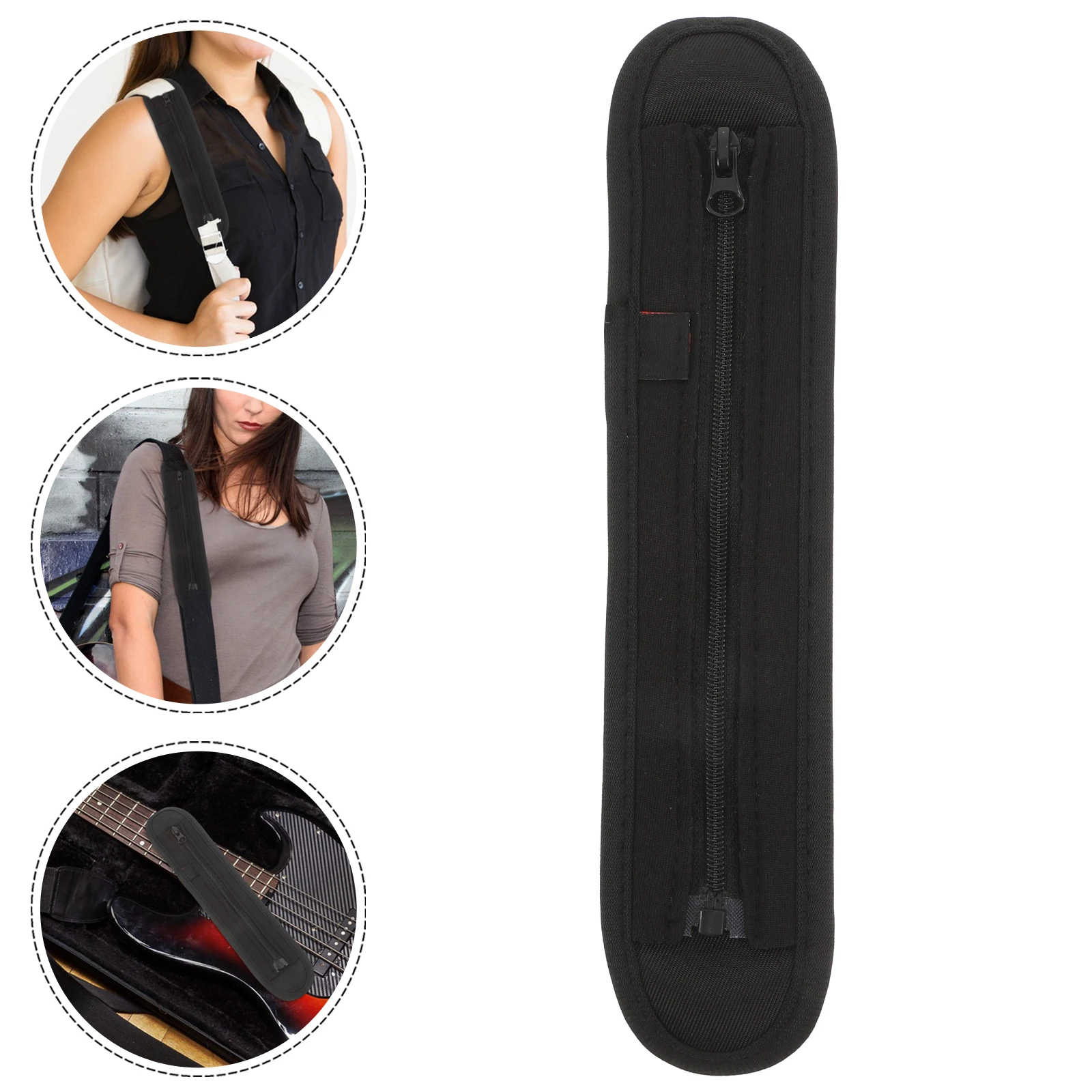 

Shoulder Pad Bag Strap Pads Cushion For Backpack Guitar Camera Belt Sweat Absorbing Comfortable Non-Slip Durable Oxford Cloth