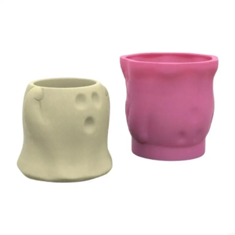   Handcraft Skull Shaped Vase with Sturdy Silicone Mould Craft Supplies Accessory for Resin and Clay Home Decoration