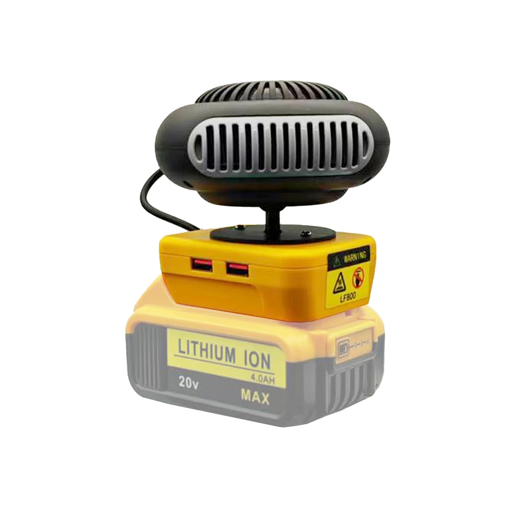 Tragbarer Li-Ionen-Akku, Lufterhitzer, Gebläse, Heizlüfter, heißer und kalter Wind, Dual-Modus für Makita, Bosch, für DeWalt, für Milwaukee – Detail 7