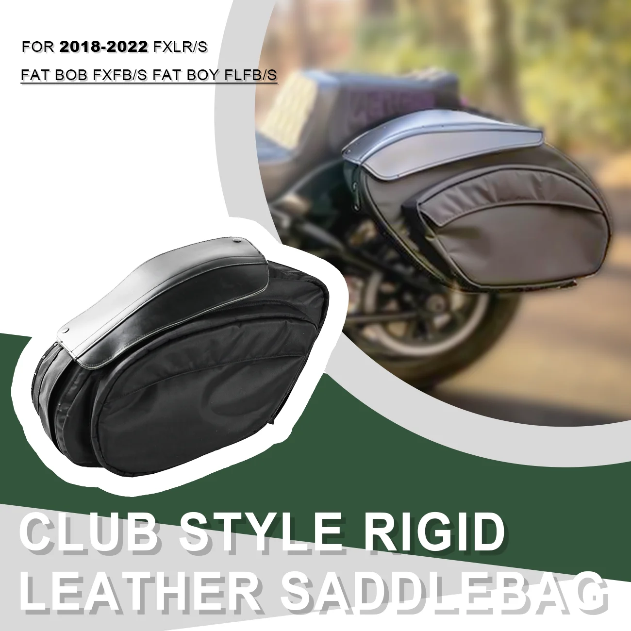 

Кожаное сиденье Club Style Rigid Leather Saddlenag для Softail Low Rider S Street Bob