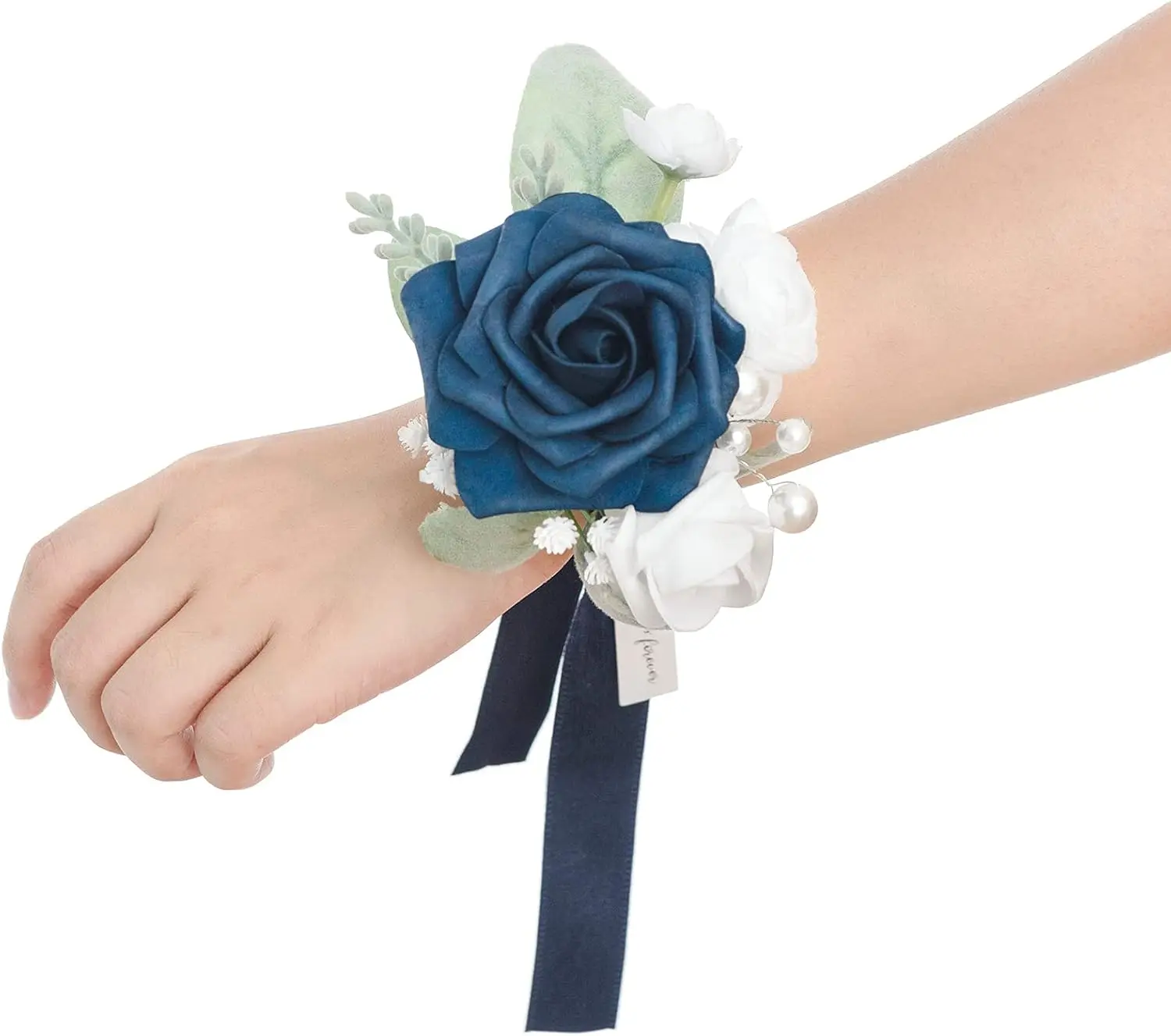 

6 шт. свадебных браслетов-корсажей из искусственных цветов, украшения для запястья для девушек/мам на выпускной/праздник