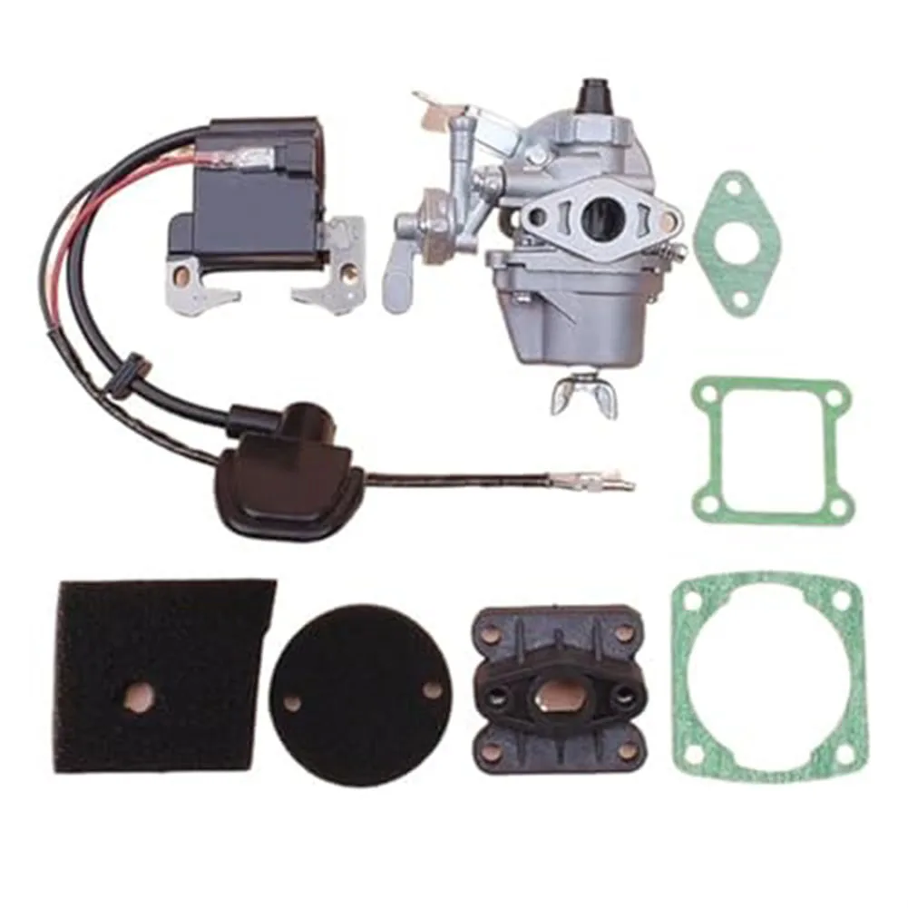 

Replacement Kit Carburetor Ignition Coil + Air Filter for Efficient Operation of Your For NB411 & BG411 Trimmer Models