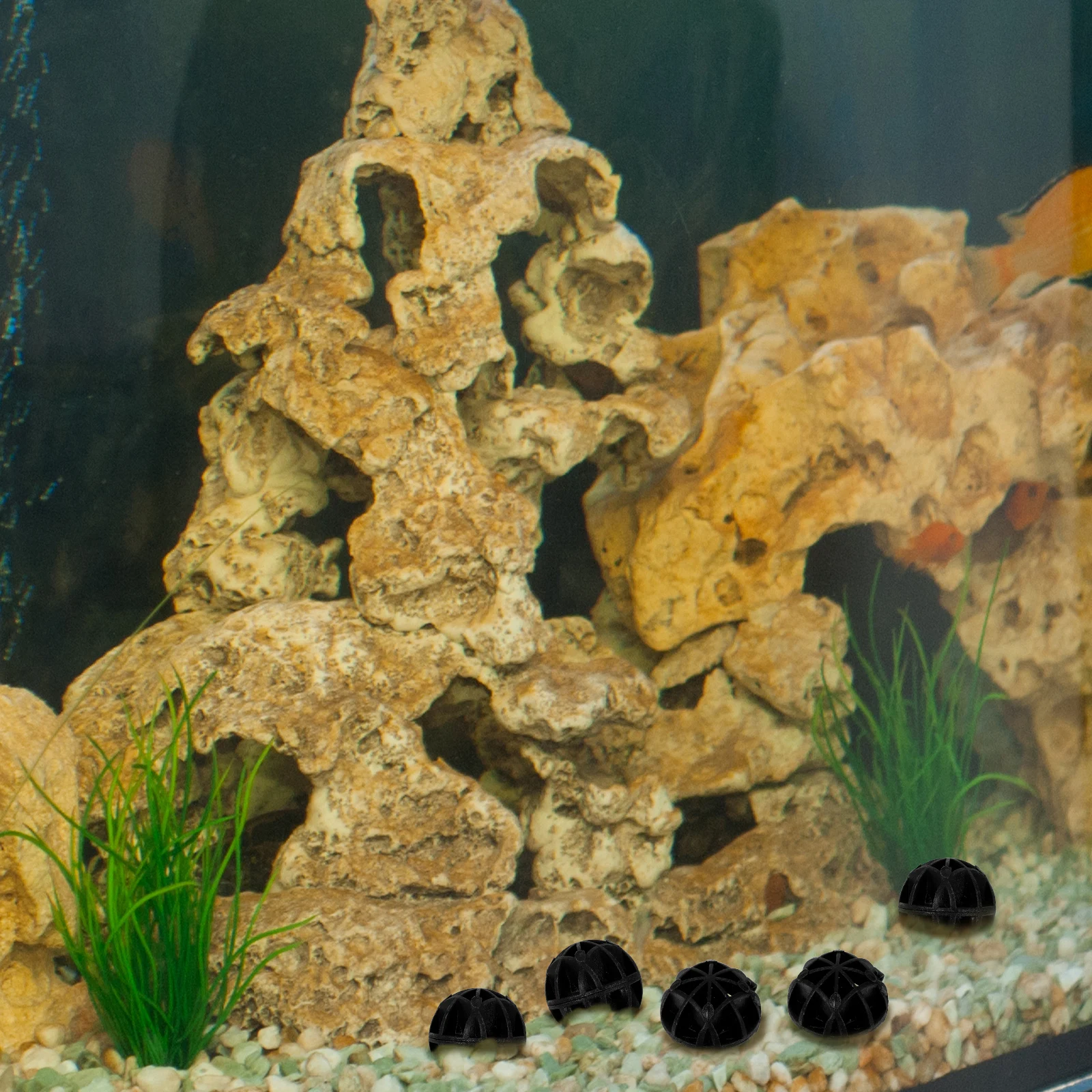 

100Pcs Bio Balls Fish Tank Filter Ball 16mm Biological Aquarium Filter Ball for Freshwater Saltwater Tank Accessories