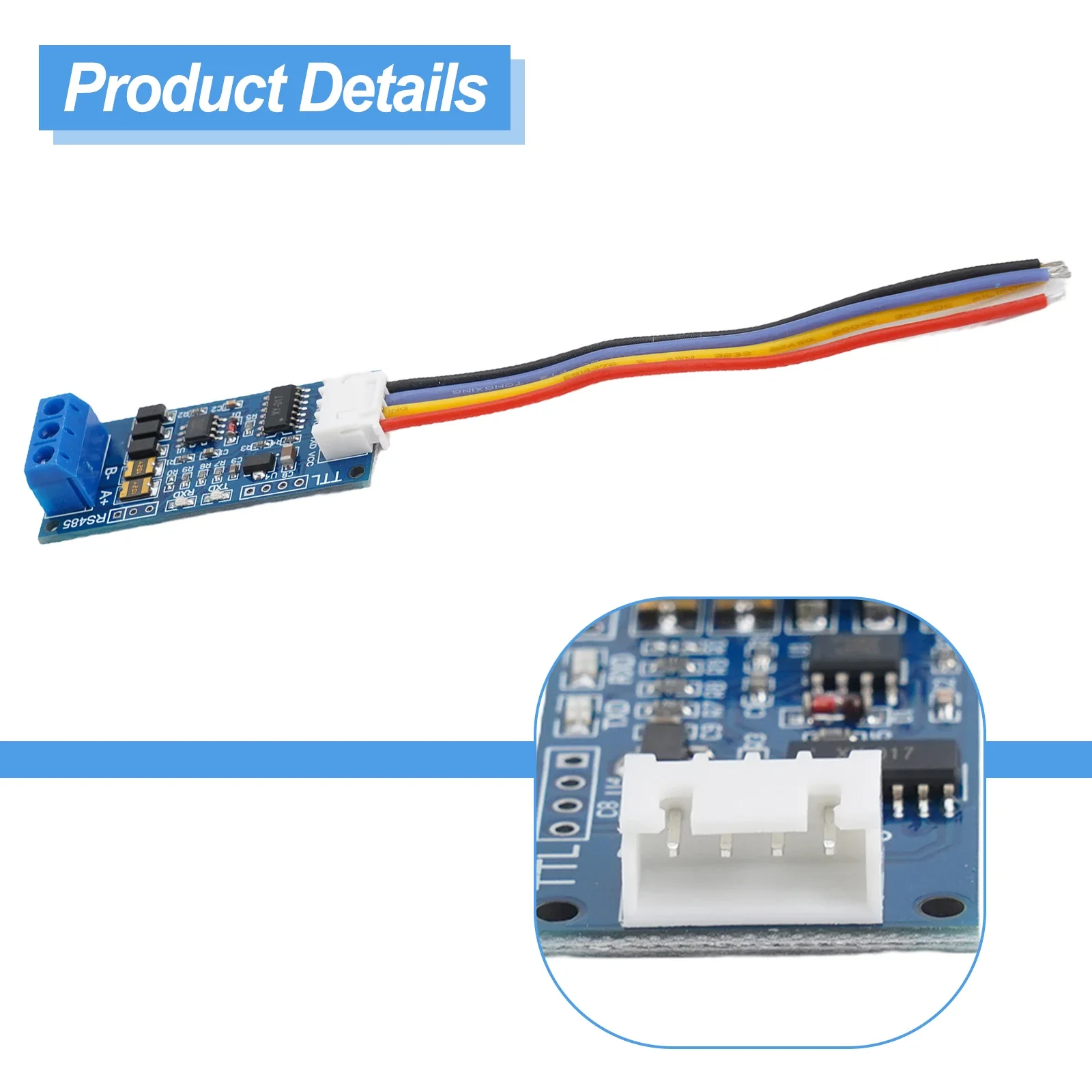 Modul TTL ke RS485 XY-K485 Port seri kontrol Stream TTL ke modul RS485 desain anti-interferensi otomatis