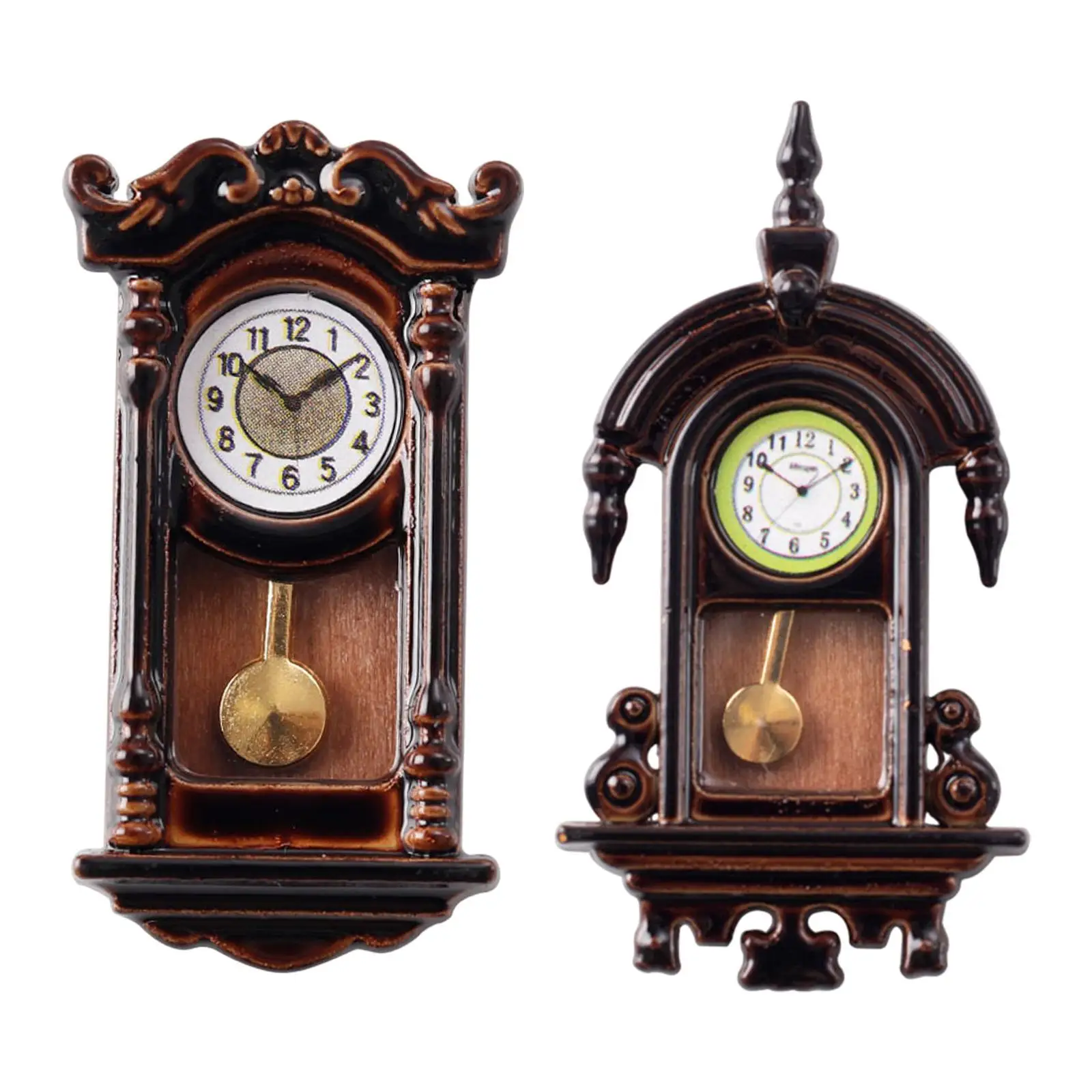 

1:12 Dollhouse Miniature Roman Clock Doll Accessories Decoration DIY Accessory