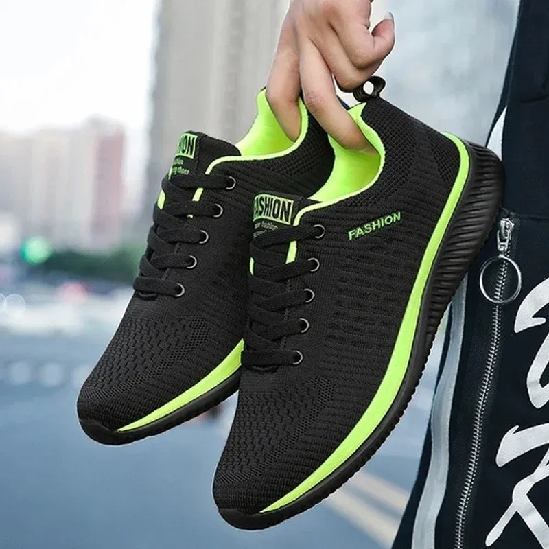 Men Sport Shoes Breathable Lightweight Running Sneakers Walking Casual Breathable Shoes Non-slip Comfortable Men Shoes Fashion