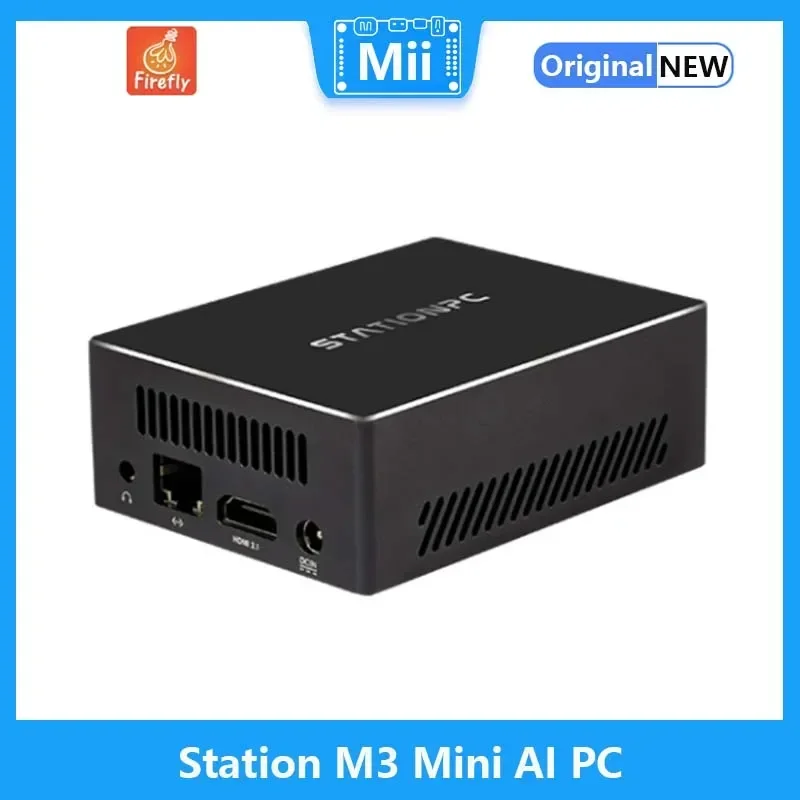 Station PC M3 Mini Gaming PC Free SDK Open Source 1080p/4k/8k Hd Display, 8-Core Processor Multiple Interfaces RK3588S