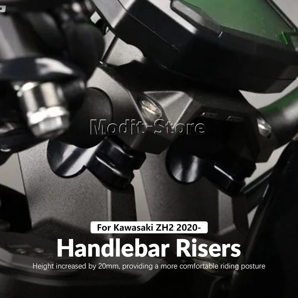For Kawasaki ZH2 Z H2 2020-2025 2026 Motorcycle Accessories Handlebar Riser Handlebar Riser Rising 20MM Heightening