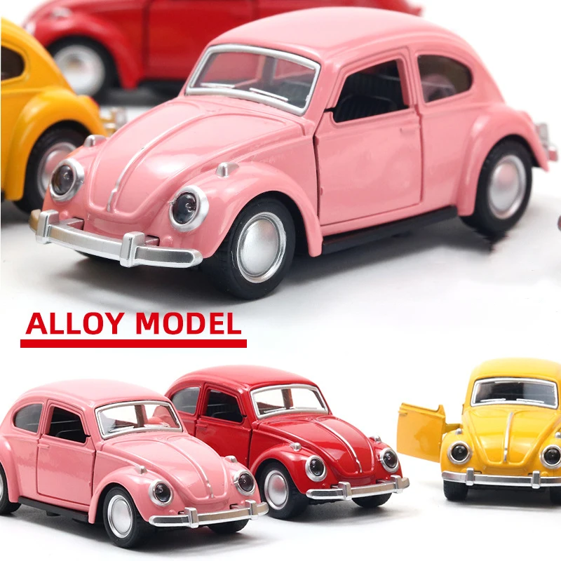 

1Pcs Funny Vintage Car Models Cute Alloy Car Models Beetle Classic Car Children's Toy Cars Child Adult Collection Birthday Gift