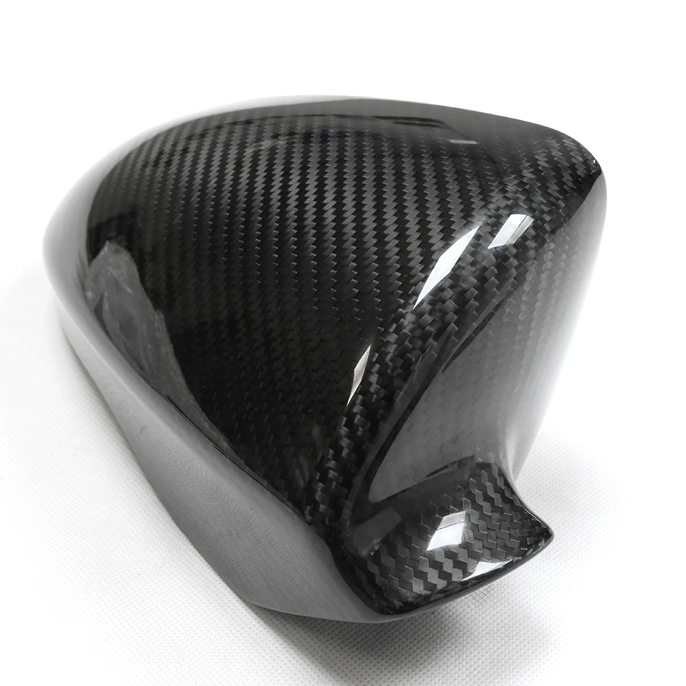 For F10 M5 F06 F12 M6 Fit Exterior Side Mirror Cover Gloss Black Carbon Car Mirrors Cover Dry Carbon Replacement Style