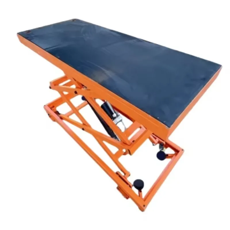 Electric lifting horse stool Hydraulic platform truck Trolley Scissor type Workbench Small Bricklaying Interior decoration