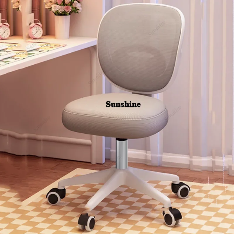 

Nordic Armrest Office Chair Wheels Ottoman Rest Study Relaxing Cheap Office Chair Design Rolling Cadeira De Escritorio Furniture