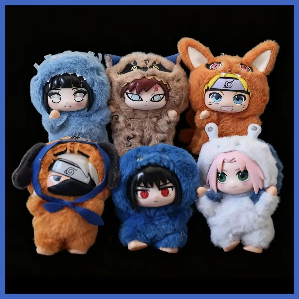 TOPTOY Naruto Shippuden Serie Fiesta de Bestias Lindas, Caja Sorpresa con Figuras Articuladas de Peluche, Coleccionables de Anime, Regalo de Cumpleaños