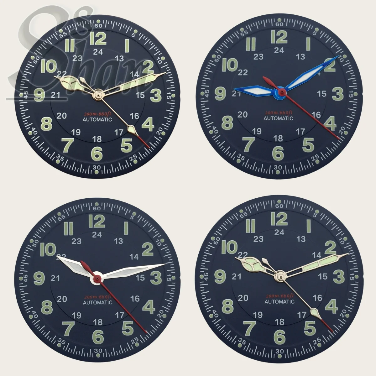 

Classics Sterile 29mm Pilot Watch Dial Part for NH35/36 ETA2824 PT5000 Movement Part Hand Set