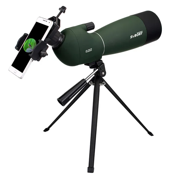 SVBONY 50/60/70/80 Spektiv Zoom-Teleskop Leistungsstarkes wasserdichtes PORRO-Prisma mit großer Reichweite zum Schießen von Campingausrüstung