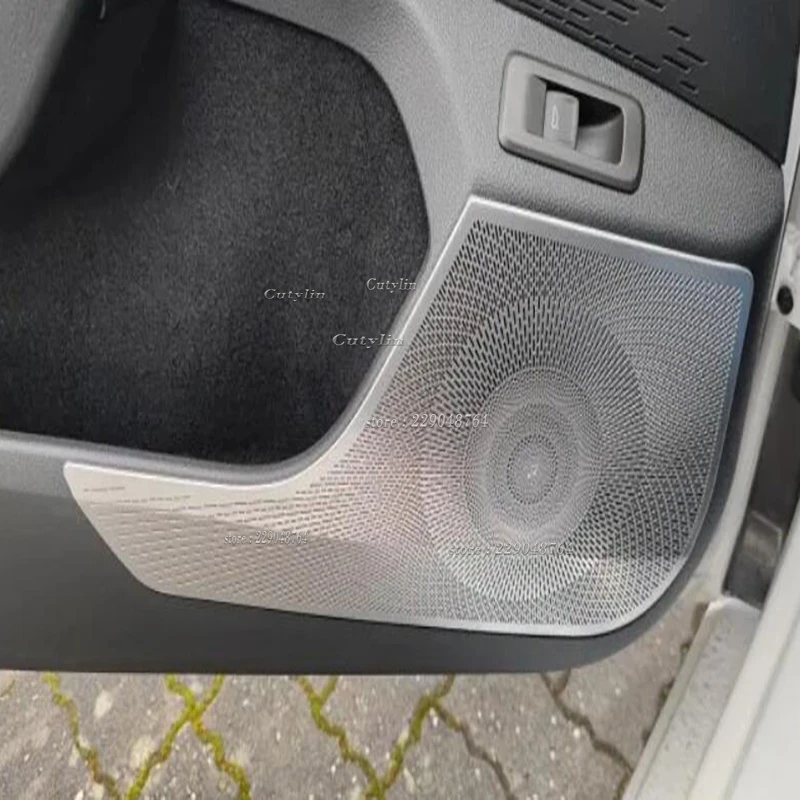Dla Skoda Octavia Mk4 RS Pro 2021 2022 A filar głośnik Audio wykończenia osłona na ramkę dekoracji drzwi pokrywa głośnika akcesoria