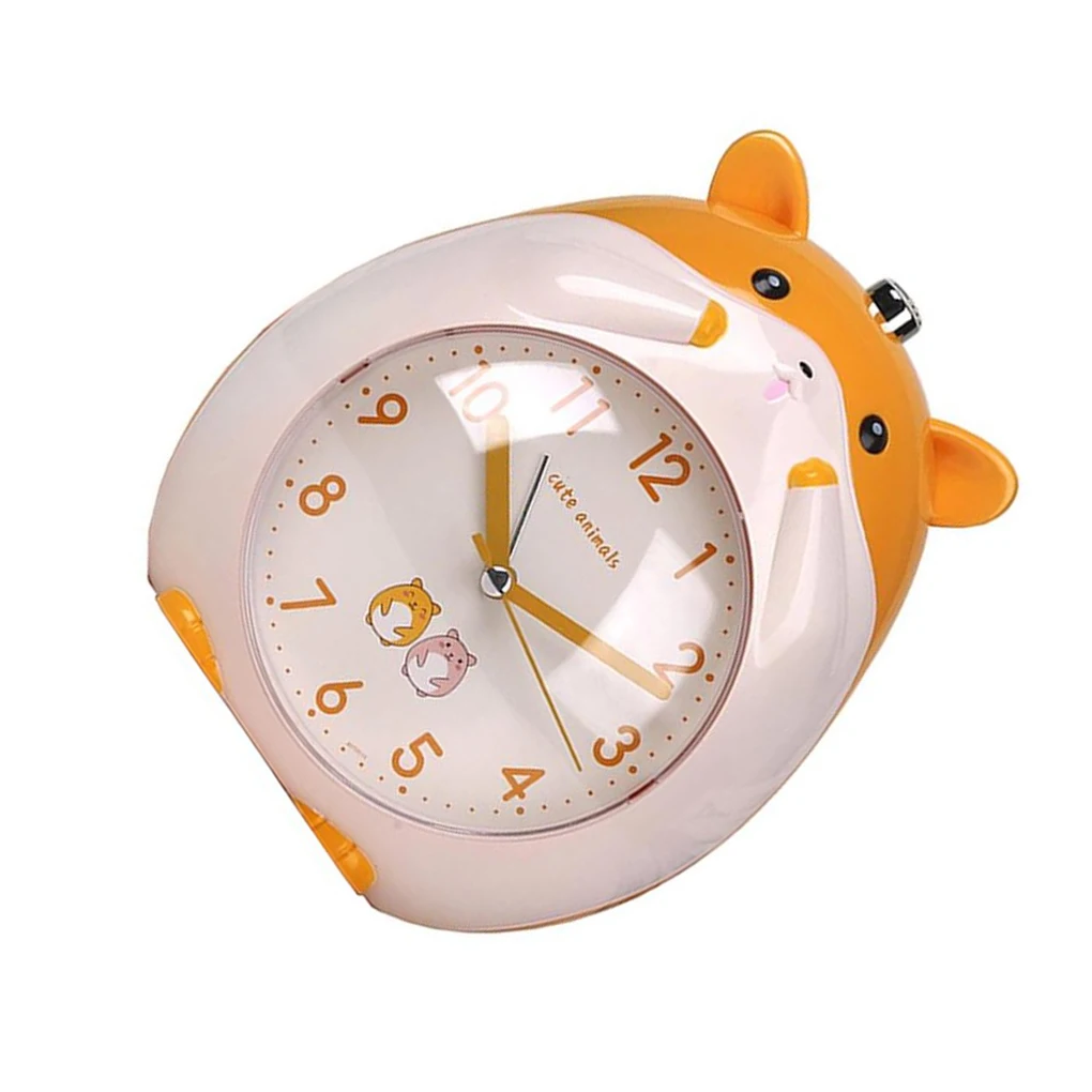 Kid’s Room Alarm Clock Small Hamster Tabletop Clocks Time Display Equipment