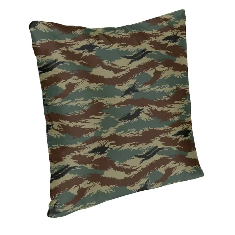 Tiger Stripe Camo Cushion Covers Sofa Home Decorative Military Tactical Camouflage Square Throw Pillow Cover 40x40cm