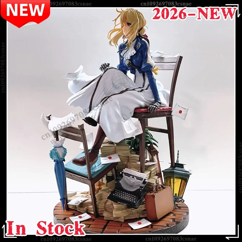 

Violet Evergarden Garage Kit Young Girl Action Figure Purple Ornament Collectible Desktop Decor for Hobby Enthusiasts Model Toy