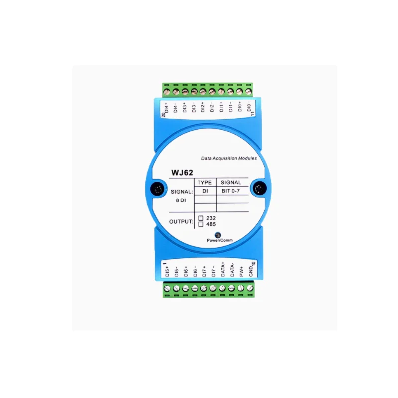 

WJ62 8-channel DI Switching quantity Signal isolation to RS485/232 remote IO module Modbus RTU