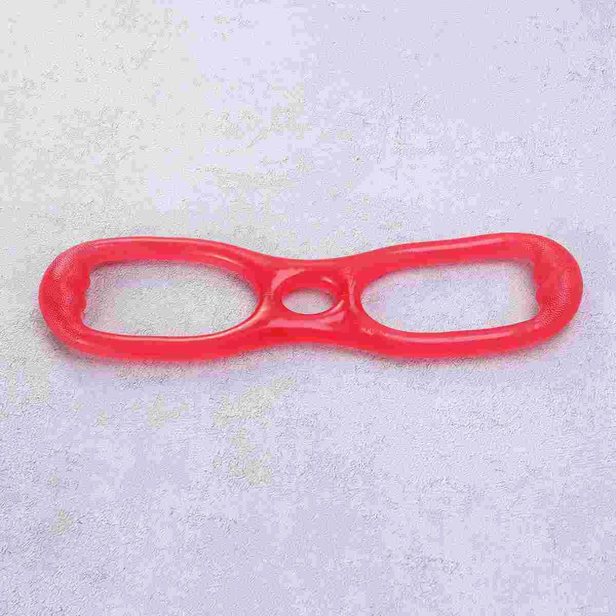 

8 Word Fitness Pull Rope to Stretch Yoga 3300X850X250CM Silicone Pulling Exerciser Body Building Tool Red Chest Developer