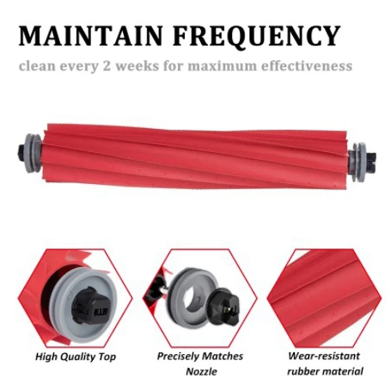 แปรงหลัก & อุปกรณ์เสริมฝาครอบแปรงหลักสำหรับ roborock S7 MaxV หุ่นยนต์ดูดฝุ่น G10S โปร S7พิเศษ