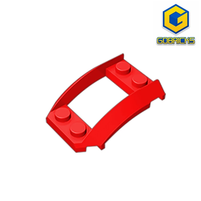 Gobricks GDS-1508 Wedge 4 x 3 Open with Cutout and 4 Studs  compatible with lego 47755 pieces of children's toys