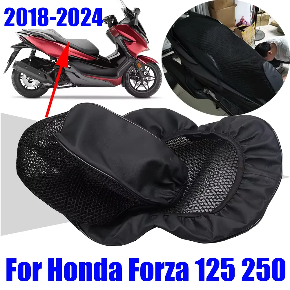 メッシュマットクッション保護カバー,ハンカサ用断熱シートカバー,125 nss forza125 forza250