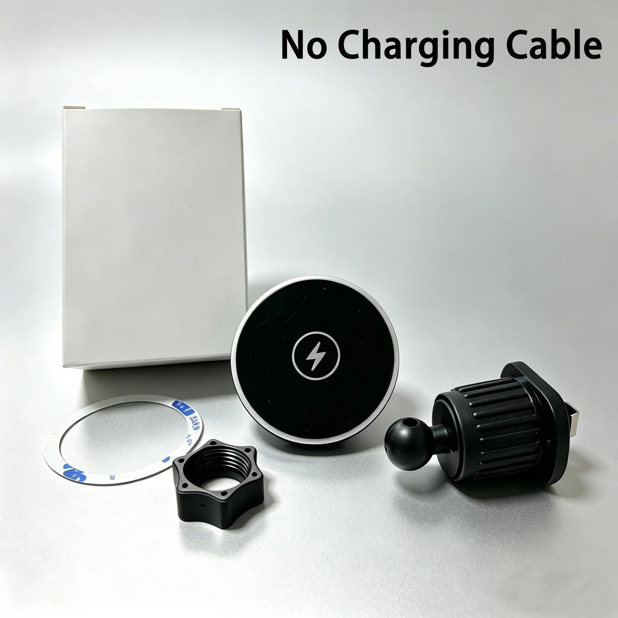 LED Magnetisches Auto-Wireless-Ladegerät, Schnellladende Telefonhalterung Kompatibel mit iPhone 12/13/14/15/16/17 Pro Max