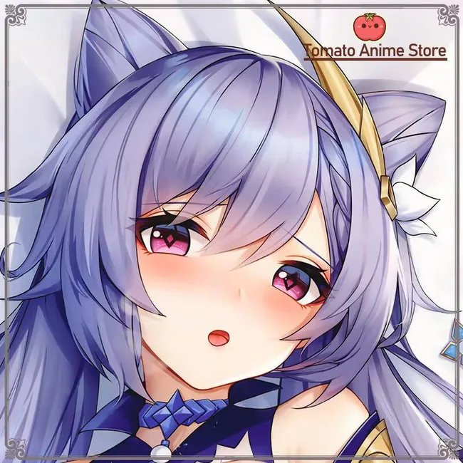 

Japanese Anime Genshin Impact Keqing Sexy Dakimakura Cozy Otaku Pillow Cover En Gifts New LJ