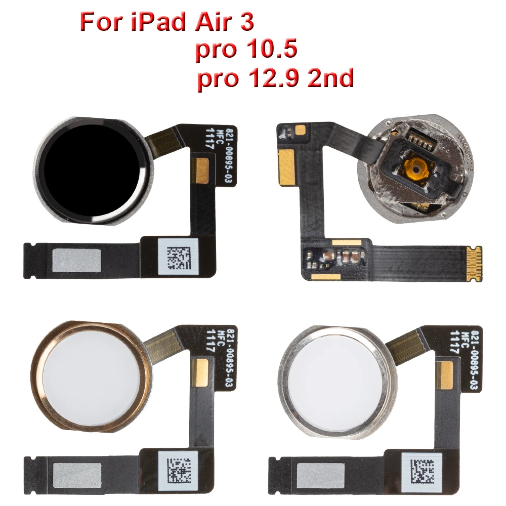 Botón Pop Home con Cable flexible para IPad Pro 10,5 12,9 2nd Air 3 A1701 A1709 A1852 AA670 A1671 A1821 A2123 botón de inicio Flex Asse