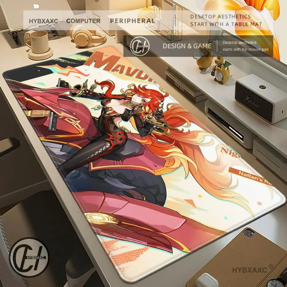 

Citlali Mavuika Коврик для мыши Genshin Impact Pyro Archon Коврик для мыши Genshin Компьютерный коврик Аниме ПК Игровые аксессуары Настольный коврик