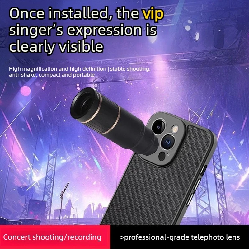 

22x telephoto external lens HD mobile phone telephoto lens 22x zoom professional photography camera universal high anti shake