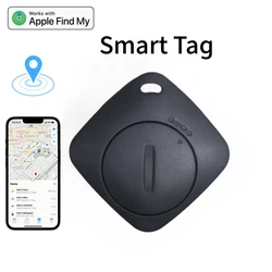 Rastreador inteligente GPS con llave para niños, localizador de dispositivos de seguimiento compatible con Bluetooth, buscador de etiquetas, posicionamiento de bolsas de mascotas, Sistema IOS, Find My App