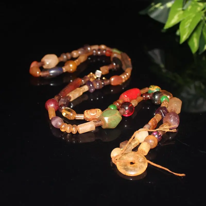 Imitation Of Ming Dynasty Ancient , Beads, Old Multi-Treasure , Antique Necklace, Buddhist Bead