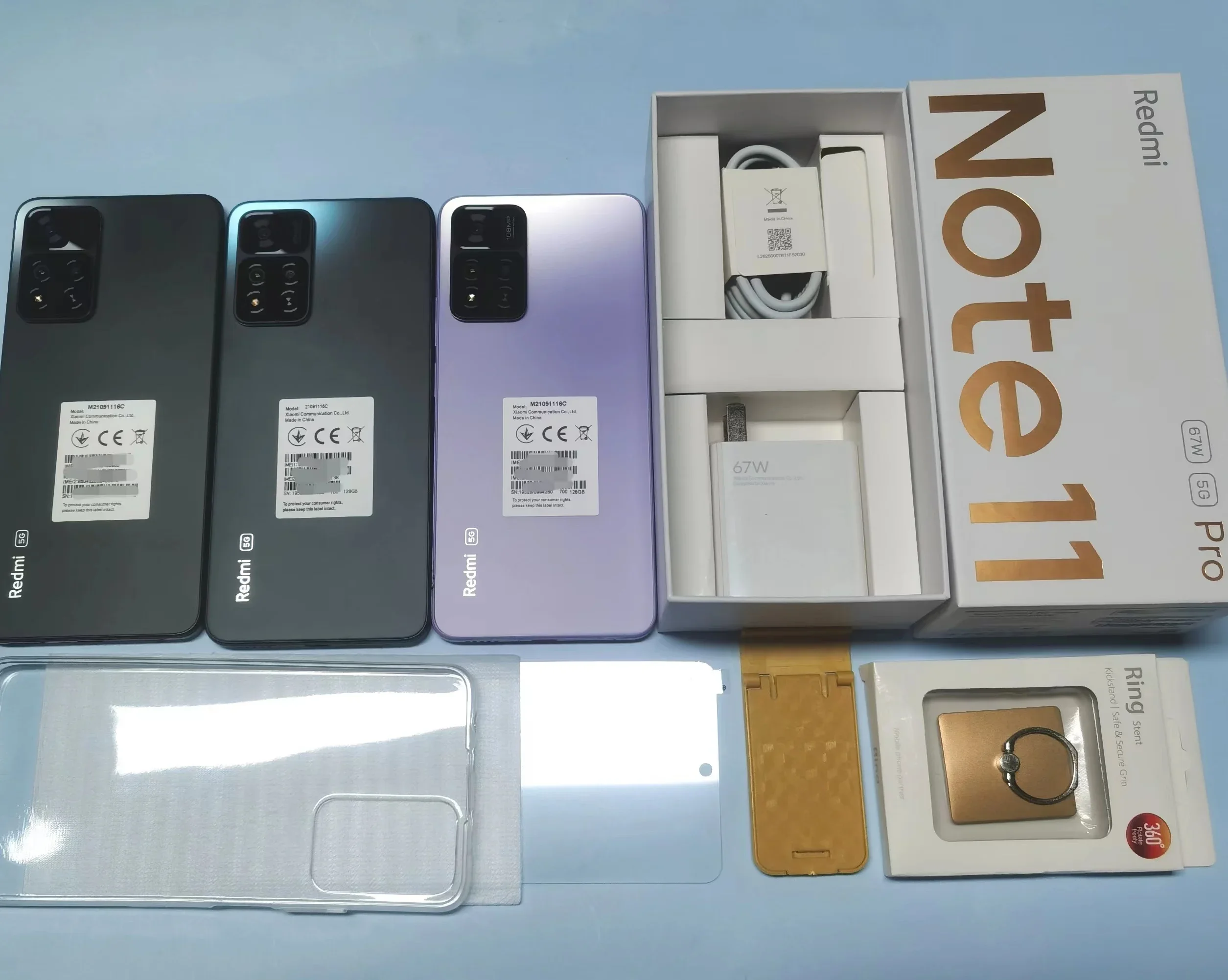 Global rom Xiaomi Redmi Note 11 Pro 5G 8G 256G Cellphone Smartphone 108MP MediaTek Dimensity 920 5G,5160 mAh