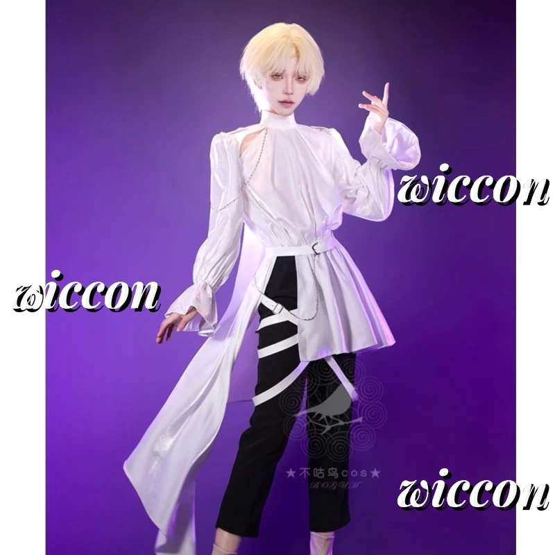 Luka Cosplay Alien Stage Costume Wig Fancy Party Clothing Tailing Suit Halloween Carnival Uniforms Occupy My Heart Woman Man