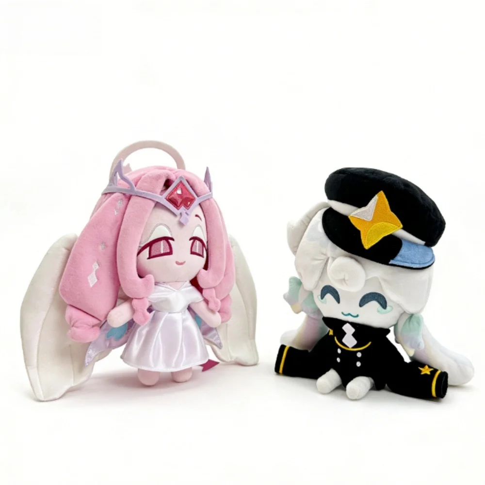 

Cookie Run Kingdom Plush Toy Pure Vanilla Cookie Eternal Sugar Cookie Soft Stuffed Doll Game Peripheral Collectible Gift