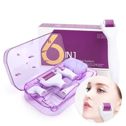 Orijinal DRS 4/5/Skin Derma rulo iğne 0.25/0.3mm mikrodermabrazyon cilt bakımı için yüz silindir Microneedle kiti cilt damgası