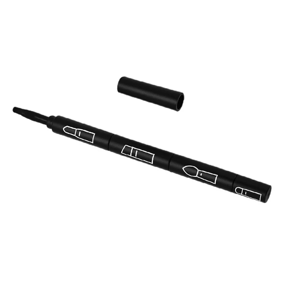 

1pc 4-In-1 Portable Lip Brush Compact Makeup Tool For Lipstick Eyeliner Concealer Travel Outdoor Use Lipstick Brush Makeup