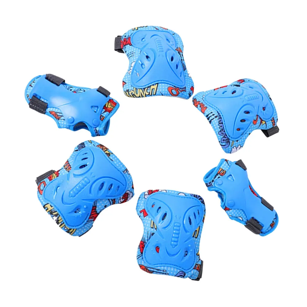 

Kids Protective Gear Set Knee Pads Elbow Guards Wrist Suits Toddler Adjustable Skating Cycling Sports Safety Equipment
