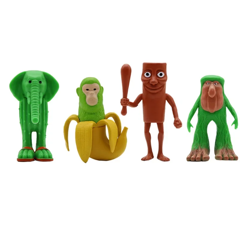 8 unids/set italiano AI Brainrot animales juguete Tung Tung Sahur Tralalero Tralala Brr Brr Patapim figuras de acción muñecas de animación