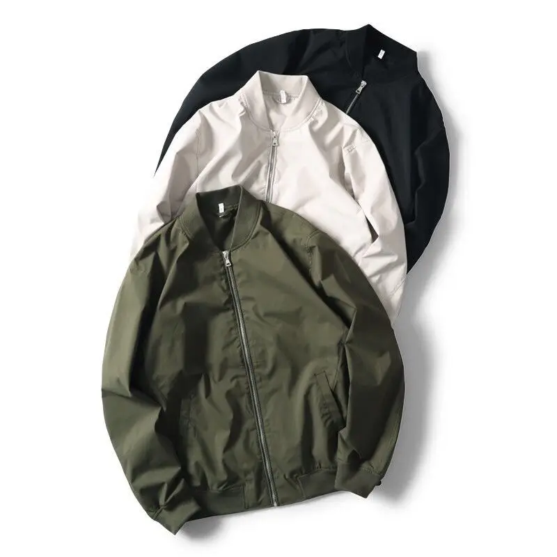 

Bomber Jackets Womens Jacket Inside Pockets Autumn Polyurethane Snap-Button Simple OL Elegant Minimalist Waistband Cleanfit Chic