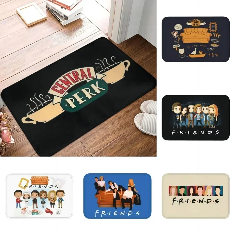 Friends TV Show Welcome Mat for Home Living Room Decoration Carpets Doorway Non Slip Washable Entrance Doormat Bath Kitchen Rugs