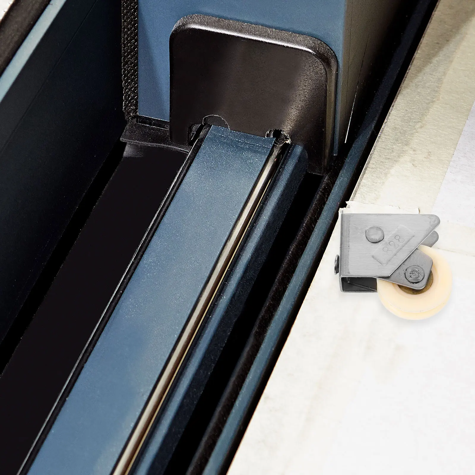 

Door Sliding Wheels Stainless Steel Pulley Closet Rollers Silver Nylon and Window Travel