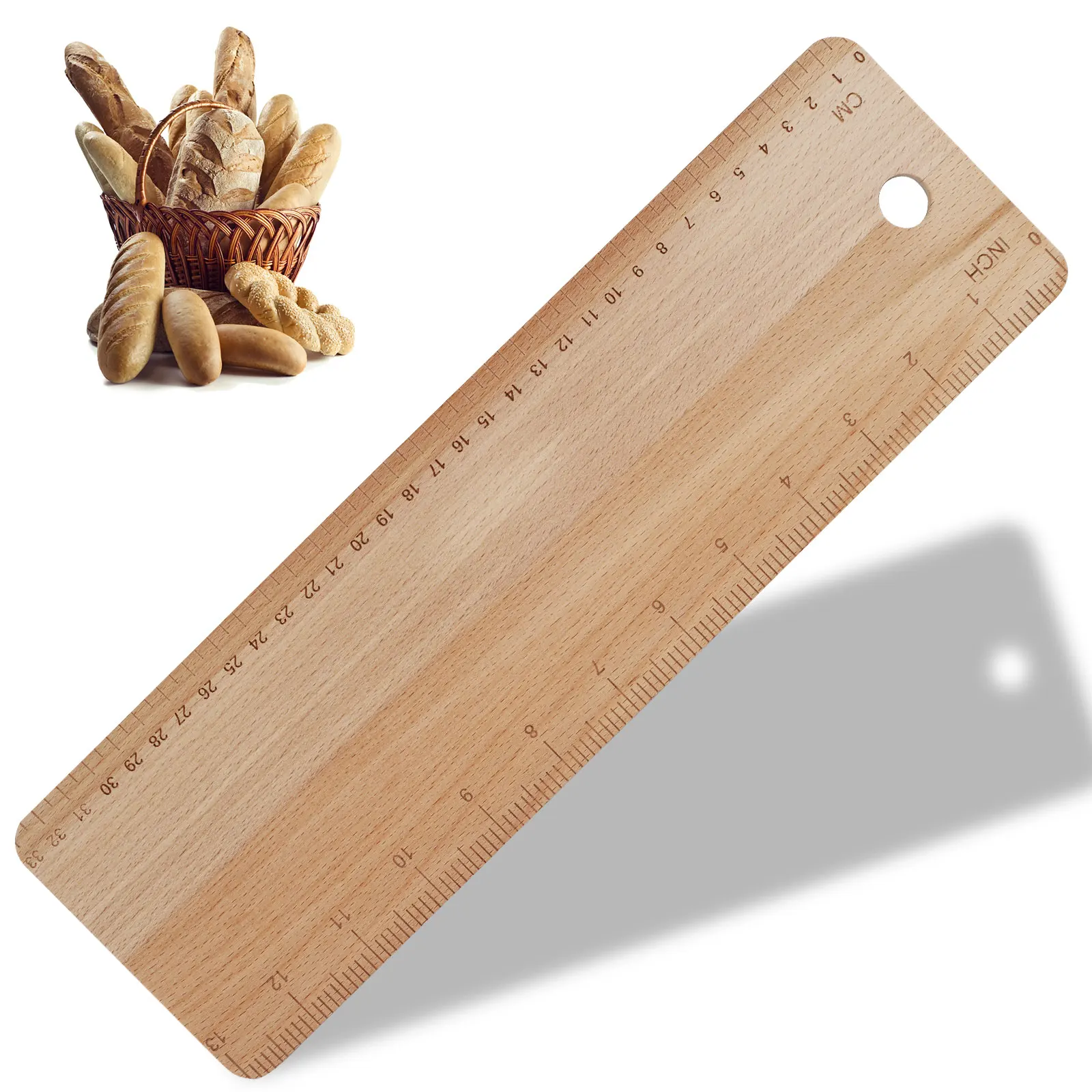 Neue Brot Transfer Peel Holz Französisch Brot Flipping Board Buche Brot Serviertablett Holz Pie Loaves Flipping Board Backen Werkzeuge
